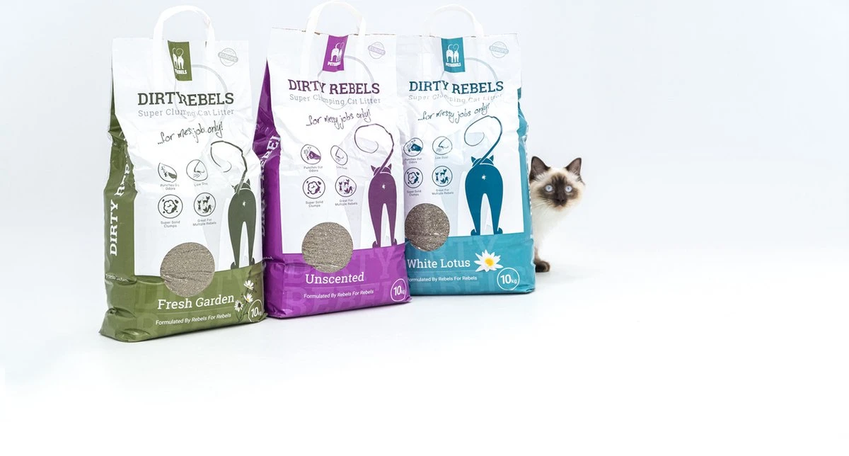 Dirty Rebels Kattenbakvulling - 10 L - Geurloos / Zonder Geur - Sterk Klontvormend - Stofvrij - 100% Natuurlijk - Premium Kwaliteit Van Petrebels 9 Dirty Rebels Kattenbakvulling - 10 L - Geurloos / Zonder Geur - Sterk Klontvormend - Stofvrij - 100% Natuurlijk - Premium Kwaliteit Van Petrebels - Afbeelding 7