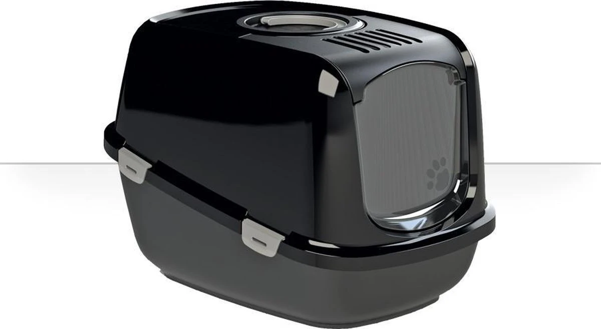 PeeWee EcoDome Kattenbak XXL- Zwart - Incl Schep 66.5 X 48.5 X 46.5 3 PeeWee EcoDome Kattenbak XXL- Zwart - Incl Schep 66.5 X 48.5 X 46.5