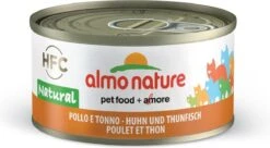 Almo Nature Natvoer Voor Katten - HFC Natural - 24 X 70g - Kip En Tonijn - 24 X 70 Gram -Kattenbenodigdheden 1200x659
