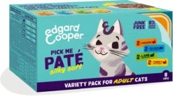 Edgard & Cooper Kattenvoer Adult Multipack Pate 8 X 85 Gr -Kattenbenodigdheden 1200x670