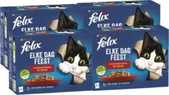 Felix Elke Dag Feest Countryside Selectie In Gelei - Katten Natvoer - 4x12x85 Gr -Kattenbenodigdheden 1200x676