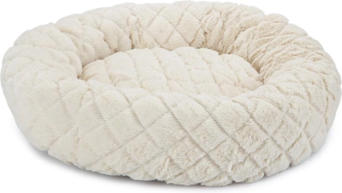 Beeztees Levisa - Kattenmand - Pluche - Beige - 43x43x13 Cm 3 Beeztees Levisa - Kattenmand - Pluche - Beige - 43x43x13 Cm