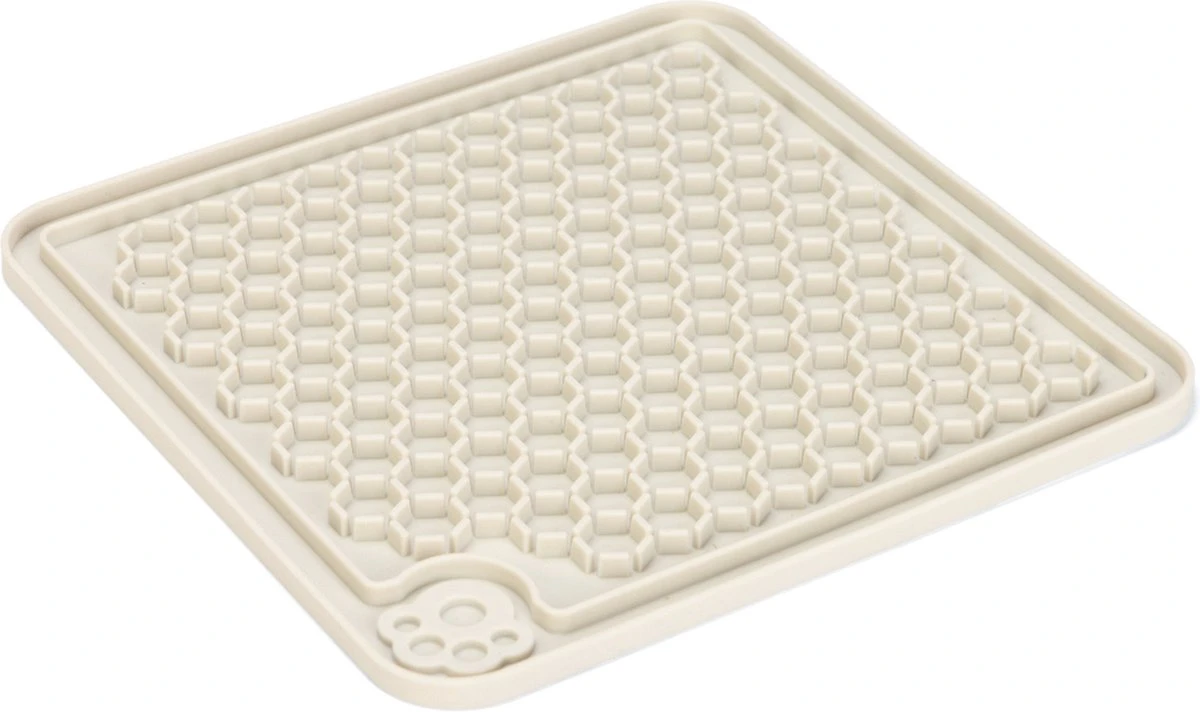 Beeztees Puppy Likmat Diza - Hondenspeelgoed - Rubber - Grijs - 20x20 Cm 3 Beeztees Puppy Likmat Diza - Hondenspeelgoed - Rubber - Grijs - 20x20 Cm