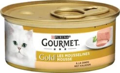 Gourmet Gold Mousse - Kattenvoer Natvoer - Met Tonijn, Lever, Kalkoen, Rund - 48 X 85 G 15 Gourmet Gold Mousse - Kattenvoer Natvoer - Met Tonijn, Lever, Kalkoen, Rund - 48 X 85 G -Kattenbenodigdheden 1200x731 1