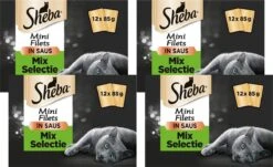 Sheba Multipack Mini Filets Chef Pouch - Kattenvoer - 4 X 12x85 G 7 Sheba Multipack Mini Filets Chef Pouch - Kattenvoer - 4 X 12x85 G -Kattenbenodigdheden 1200x733