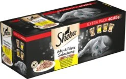 Sheba Mini Filets In Saus Kattenvoer Maaltijdzakjes Gevogelte 40 X 85 G 11 Sheba Mini Filets In Saus Kattenvoer Maaltijdzakjes Gevogelte 40 X 85 G -Kattenbenodigdheden 1200x748