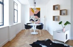 WONDERMAKE® Grote Kattenkast Houten Voor Kattenbak-box Kattentoilet, XL-kattenbak Dressoir Kastje, Designer Kattenhuis Met Kattenhol Kattenmand, Kasten Kast Voor Badkamer, 73,5 X 51,5 X 57 Cm, Wit -Kattenbenodigdheden 1200x771 1