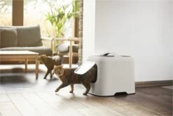 Rotho MyPet Biala Kattenbak Met Kap En Schepje / Gemaakt Van Gerecycled Plastic - Cappucino -Kattenbenodigdheden 1200x800 12