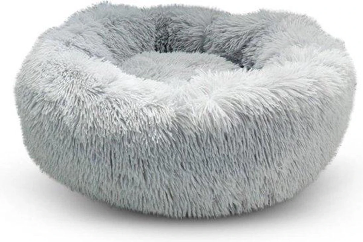 Snoozle Kattenmand - Zacht En Luxe Poezenmand - Kattenmandje Rond - Wasbaar - 100cm - XXL - Lichtgrijs 6 Snoozle Kattenmand - Zacht En Luxe Poezenmand - Kattenmandje Rond - Wasbaar - 100cm - XXL - Lichtgrijs - Afbeelding 4
