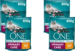 Purina One Urinary Care - Kattenvoer - 4 X Kip 800 G -Kattenbenodigdheden 1200x817