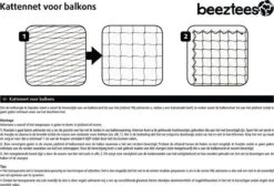 Beeztees - Kattennet - Voor Balkon - Transparant - 8x3 M 11 Beeztees - Kattennet - Voor Balkon - Transparant - 8x3 M -Kattenbenodigdheden 1200x818