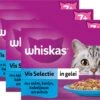 Whiskas 7+ Natvoer - Vis - Selectie In Gelei - Maaltijdzakjes 48 X 85 G -Kattenbenodigdheden 1200x841