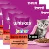 Whiskas Junior Natvoer - Classic - Selectie In Saus - Maaltijdzakjes 48 X 85 G