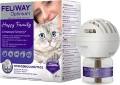 Feliway Optimum - Startset - 1 Verdamper Met 1 Vulling - 48 Ml - Anti-stress Voor Kat -Kattenbenodigdheden 1200x856