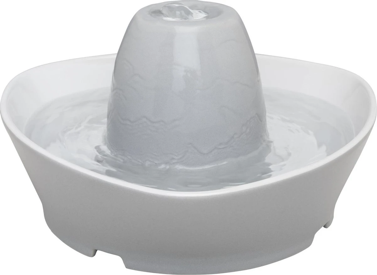 PetSafe® Streamside Ceramic Pet Fountain - Keramische Drinkfontein Voor Katten En Kleine Honden - Water Borrelt Zacht Over De Toren - Door Het Design Van Alle Kanten Bereikbaar - 1,8 Liter - PetSafe Streamside 3 PetSafe® Streamside Ceramic Pet Fountain - Keramische Drinkfontein Voor Katten En Kleine Honden - Water Borrelt Zacht Over De Toren - Door Het Design Van Alle Kanten Bereikbaar - 1,8 Liter - PetSafe Streamside