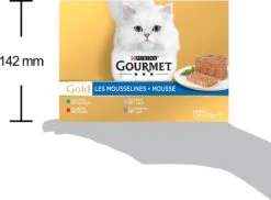Gourmet Gold Mousse - Kattenvoer Natvoer - Met Konijn, Rund, Kalf, Lam - 96 X 85 Gr 12 Gourmet Gold Mousse - Kattenvoer Natvoer - Met Konijn, Rund, Kalf, Lam - 96 X 85 Gr -Kattenbenodigdheden 1200x882