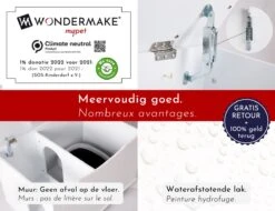 WONDERMAKE® Grote Kattenkast Houten Voor Kattenbak-box Kattentoilet, XL-kattenbak Dressoir Kastje, Designer Kattenhuis Met Kattenhol Kattenmand, Kasten Kast Voor Badkamer, 73,5 X 51,5 X 57 Cm, Wit -Kattenbenodigdheden 1200x922 6