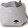 Djambo Grijs Kattenmand Vilt Met 1 Zacht Kussen - Elegant En Praktisch Kattenbed - Comfortabel En Origineel Design 1 Djambo Grijs Kattenmand Vilt Met 1 Zacht Kussen - Elegant En Praktisch Kattenbed - Comfortabel En Origineel Design -Kattenbenodigdheden 1200x930