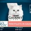 Gourmet Perle Mini Filets – Kattenvoer Natvoer – Met Rund, Kip, Konijn, Zalm – 48 X 85 Gr