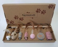 Make Life Beautiful® - Kattenspeeltjes Set - 7-delig - Kattenspeelgoed - Kattenhengel - Speelmuisjes - Kattenspeelgoed Set -Kattenbenodigdheden 1200x968 1