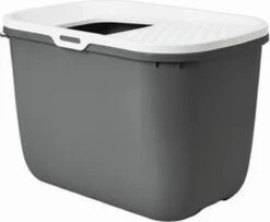Savic Hop In - Kattenbak - Grijs - 58,5 X 39 X 39,5 Cm -Kattenbenodigdheden 1200x986 1