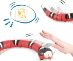 Otiume Interactief Kattenspeeltje - Kattenspeelgoed - Bewegende Slang Speelgoed - USB Oplaadbaar - Rood 10 Otiume Interactief Kattenspeeltje - Kattenspeelgoed - Bewegende Slang Speelgoed - USB Oplaadbaar - Rood -Kattenbenodigdheden 1200x995 5