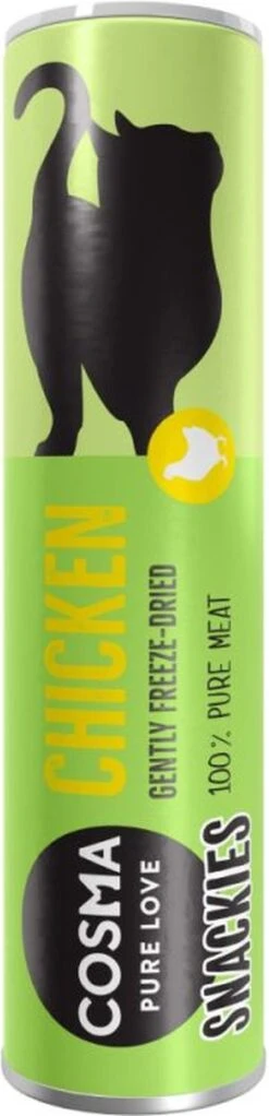 Cosma Pure Love Snackies 100 % Pure Kip -Kattenbenodigdheden 290x1200 1