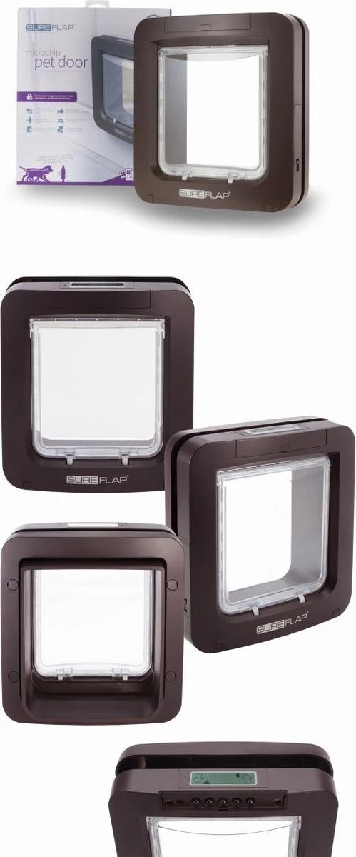 SureFlap Microchip Huisdierluik L - Bruin - 18 X 17 Cm 7 SureFlap Microchip Huisdierluik L - Bruin - 18 X 17 Cm - Afbeelding 5