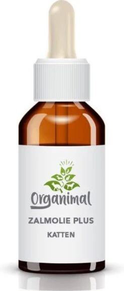 Organimal - Zalmolie Plus 50ml - Katten - O.a. Bij Allergieën En Ontstekingen & Vacht En Huid Problemen