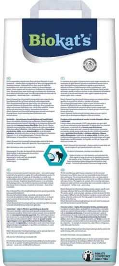 Biokat's Diamond Care Attracting & Calming - 10 L - Kattenbakvulling - Klontvormende - Zonder Geur - Aktieve Kool - Voor Jonge, Gestresste Of Oudere Katten -Kattenbenodigdheden 541x1200