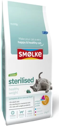 Smolke Sterilised Weight Control Light - 2 Kg 36 Smolke Sterilised Weight Control Light - 2 Kg -Kattenbenodigdheden 564x1200 2