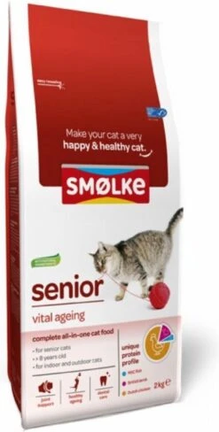 Smolke Senior Kat 4 Kg - Kat -Kattenbenodigdheden 608x1200