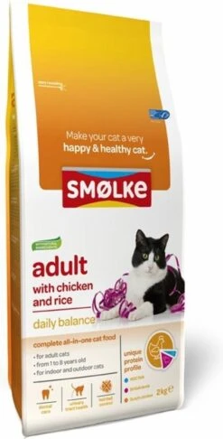 Smolke Kattenvoer Adult Kip 2 Kg -Kattenbenodigdheden 610x1200
