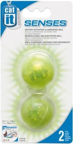 Catit CA Design Senses - Verlichte Bal - Kattenspeelgoed - 2ST -Kattenbenodigdheden 612x1200
