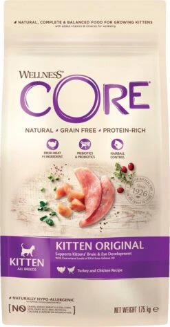 Wellness Core Grain Free Kitten - Kalkoen & Kip - Kattenvoer - 1.75 Kg 12 Wellness Core Grain Free Kitten - Kalkoen & Kip - Kattenvoer - 1.75 Kg -Kattenbenodigdheden 627x1200 1
