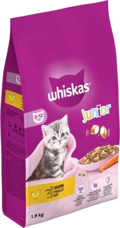 Whiskas Junior - Kattenbrokken - Kip - Zak 6 X 1,9 Kg -Kattenbenodigdheden 633x1200 1