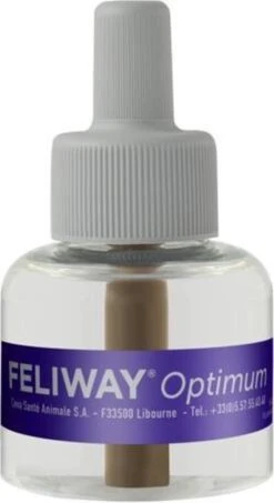 Feliway Optimum - Startset - 1 Verdamper Met 1 Vulling - 48 Ml - Anti-stress Voor Kat -Kattenbenodigdheden 654x1200