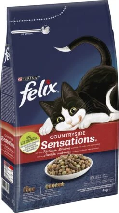 Felix Meaty Sensations - Katten Droogvoer - Rund, Kip & Groenten - 4kg
