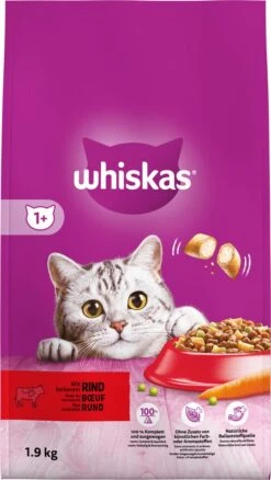 Whiskas Brokjes Adult Rund - Kattenvoer - 1 X 1,9 Kg -Kattenbenodigdheden 676x1200 1