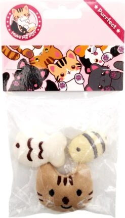 Make Me Purr Mini Dieren Set (3 Stuks) - Kattenspeeltjes Met Catnip Kattenkruid - Kattenspeelgoed - Speelgoed Voor Katten Vissen - Kat Speeltje Vis - Kitten Speeltjes Visjes -Kattenbenodigdheden 687x1200 3
