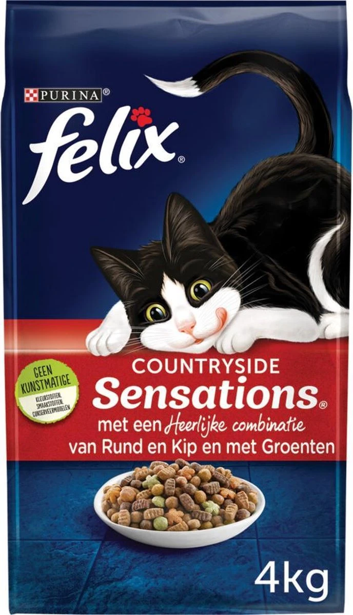 4x Felix Kattenvoer Countryside Sensations 4 Kg (16kg) 3 4x Felix Kattenvoer Countryside Sensations 4 Kg (16kg)
