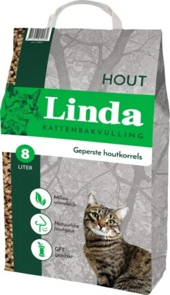 Linda Hout Kattenbakkorrel 8ltr.