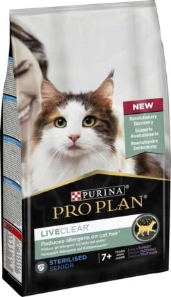 Pro Plan Senior LiveClear Katten Droogvoer - Kalkoen - 1,4 Kg