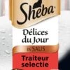 Sheba Delices Du Jour In Saus Katten Natvoer - Rund & Kip - 36 X 50 Gr -Kattenbenodigdheden 695x1200