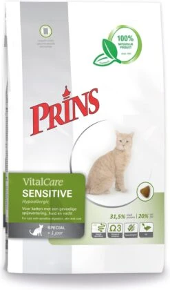 Prins - VitalCare Sensitive Hypoallergic - Kattenvoer - 5 Kg -Kattenbenodigdheden 705x1200
