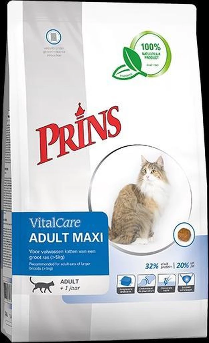 Prins - VitalCare Adult Maxi - Kattenvoer - 5 Kg 15 Prins - VitalCare Adult Maxi - Kattenvoer - 5 Kg - Afbeelding 13