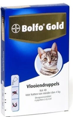 Bayer Bolfo Gold 40 Anti Vlooienmiddel - Kat - 0 Tot 4 Kg - 2 Pipetten 13 Bayer Bolfo Gold 40 Anti Vlooienmiddel - Kat - 0 Tot 4 Kg - 2 Pipetten -Kattenbenodigdheden 752x1200