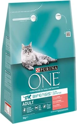 Purina ONE Adult - Kattenvoer Zalm & Volkoren Granen - 3kg 14 Purina ONE Adult - Kattenvoer Zalm & Volkoren Granen - 3kg -Kattenbenodigdheden 753x1200 1