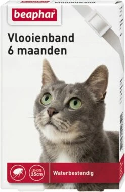 Beaphar Vlooienband - Wit - 1 Stuk -Kattenbenodigdheden 784x1200