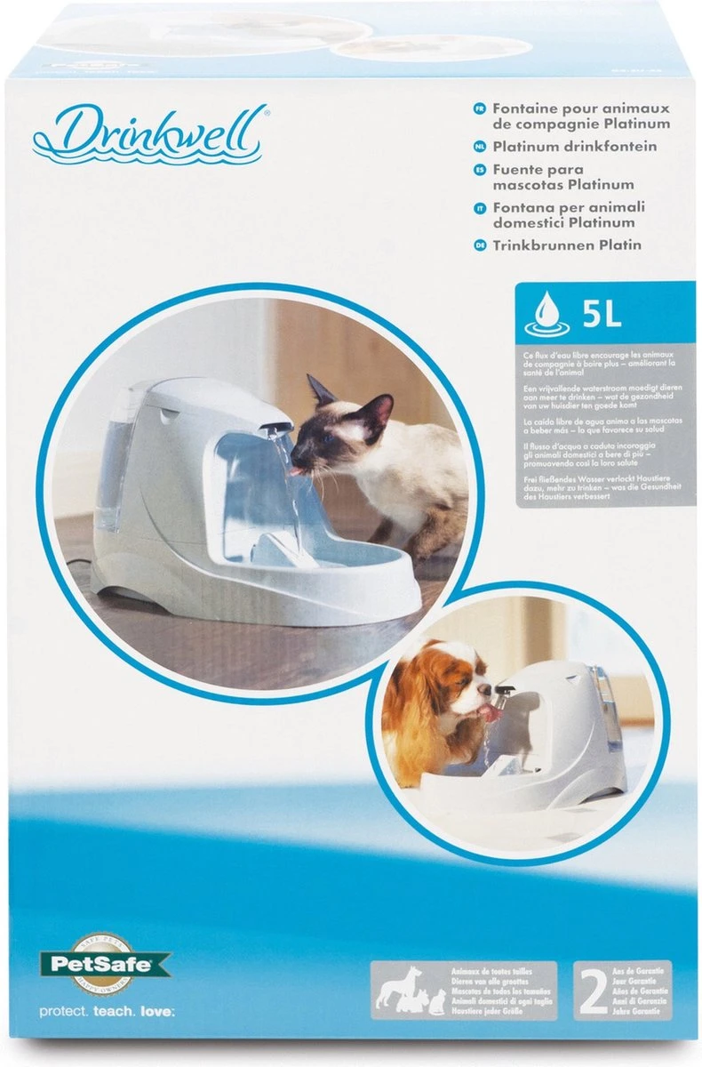 Petsafe Drinkwell Platinum - Drinkfontein - 5 L 15 Petsafe Drinkwell Platinum - Drinkfontein - 5 L - Afbeelding 13